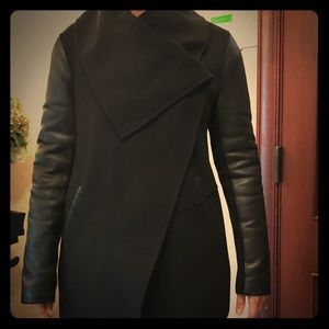 Mackage Vane Luxe Wool, Waterfall Collar Jacket